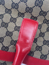 Sold-GUCCI GG Tote bag red (b)