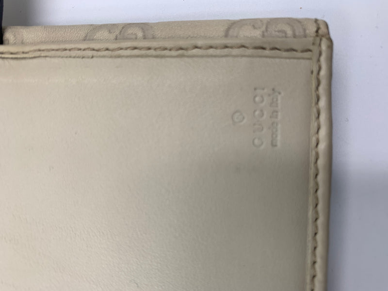 GUCCI GG Greyish Beige Long Wallet