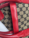 Sold-GUCCI GG Tote bag red (b)