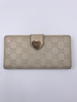 GUCCI GG Greyish Beige Long Wallet