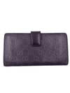 GUCCI GG Dark Brown Long Wallet