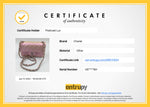 CHANEL Classic Iridescent Pink Calfskin Mini Rectangular Crossbody Bag in Silver Hardware