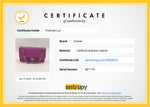 Sold-CHANEL Valentine Flap in Purple Silver Hardware Shoulder Bag