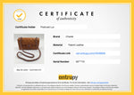 Sold-CHANEL Classic Mini Rectangular Seasonal Caramel Patent Leather Shoulder Bag Crossbody - light purple hardware