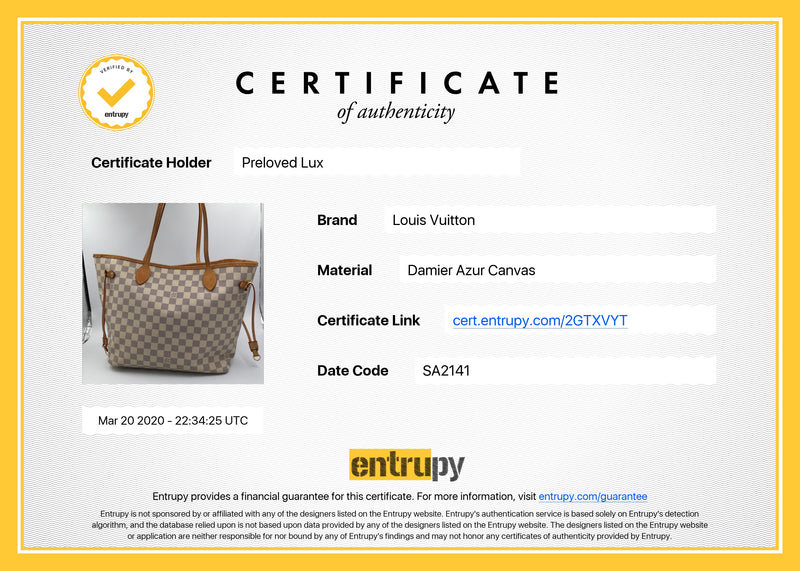 Louis Vuitton neverfull damier azur MM 2019 – My Girlfriend's Wardrobe LLC
