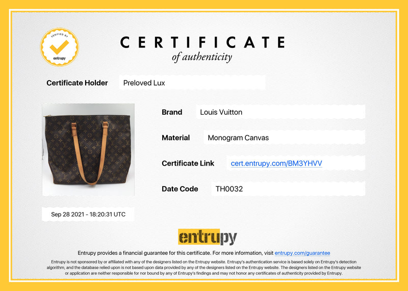 PRELOVED: Louis Vuitton Cabas Mezzo Monogram Tote TH0051 051023 –  KimmieBBags LLC