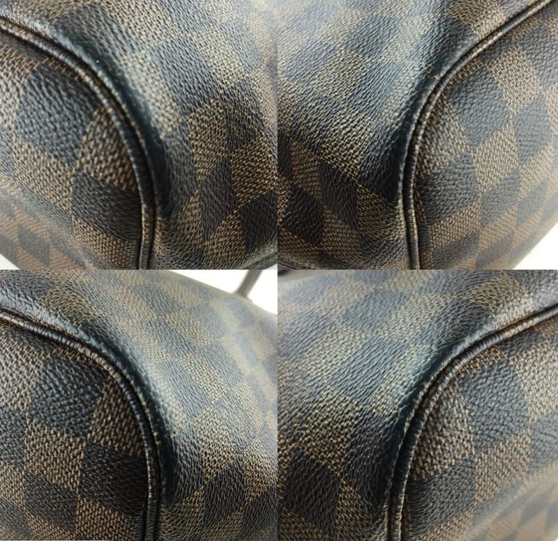 Sold-LOUIS VUITTON Damier Ebene Neverfull MM M51105
