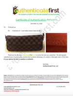 Sold-LOUIS VUITTON Damier Ebene Recoleta N51299