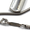 Sold-Tiffany & Co 925 Silver Bar Pendant with Necklace