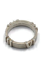 Sold-Tiffany & Co 925 Silver Atlas Ring Size 6