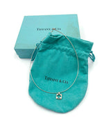 Tiffany & Co 925 Silver Cross Pendant Wire Necklace