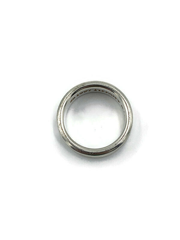 Sold-Tiffany & Co 925 Silver 1837 Medium Ring Size 7 1/4 (7.25)