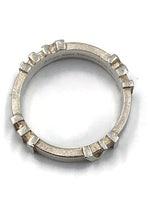 Sold-Tiffany & Co 925 Silver Atlas Ring Size 6