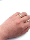Sold-Tiffany & Co 925 Silver Atlas Ring Size 6