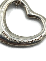 Sold-Tiffany & Co 925 Silver Elsa Peretti Open Heart 22mm pendant Necklace