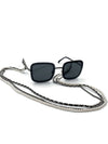 Sold-CHANEL CC Sunglasses with triple chain