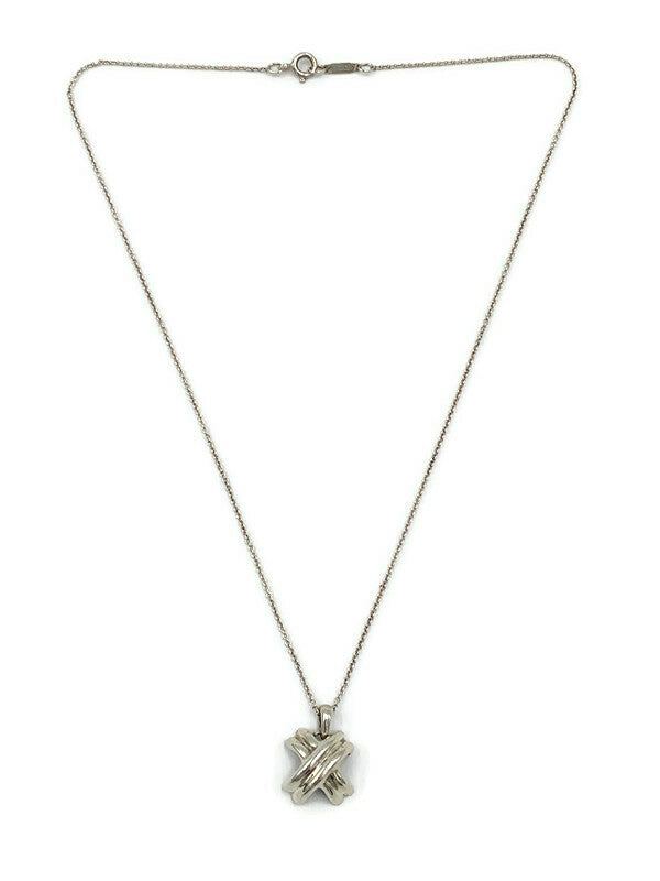 Tiffany & Co 925 Silver Cross Necklace