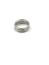 Sold-Tiffany & Co 925 Silver 1837 Medium Ring Size 7 1/4 (7.25)