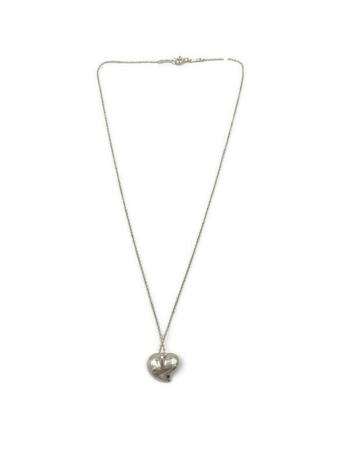 Tiffany & Co Elsa Peretti Solid Full Heart Pendant Necklace