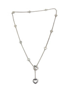 Sold-Tiffany & Co 925 Silver Multiple Heart Lariat Necklace