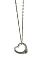 Sold-Tiffany & Co 925 Silver Elsa Peretti Open Heart 22mm pendant Necklace