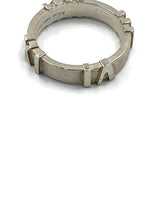 Sold-Tiffany & Co 925 Silver Atlas Ring Size 6