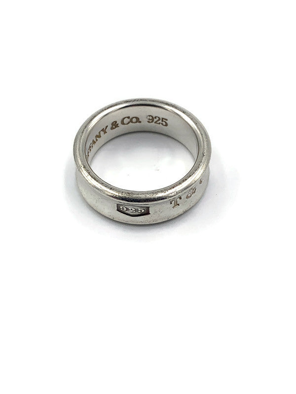 Sold-Tiffany & Co 925 Silver 1837 Medium Ring Size 7 1/4 (7.25)