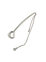 Sold-Tiffany & Co 925 Silver Elsa Peretti Open Heart 22mm pendant Necklace