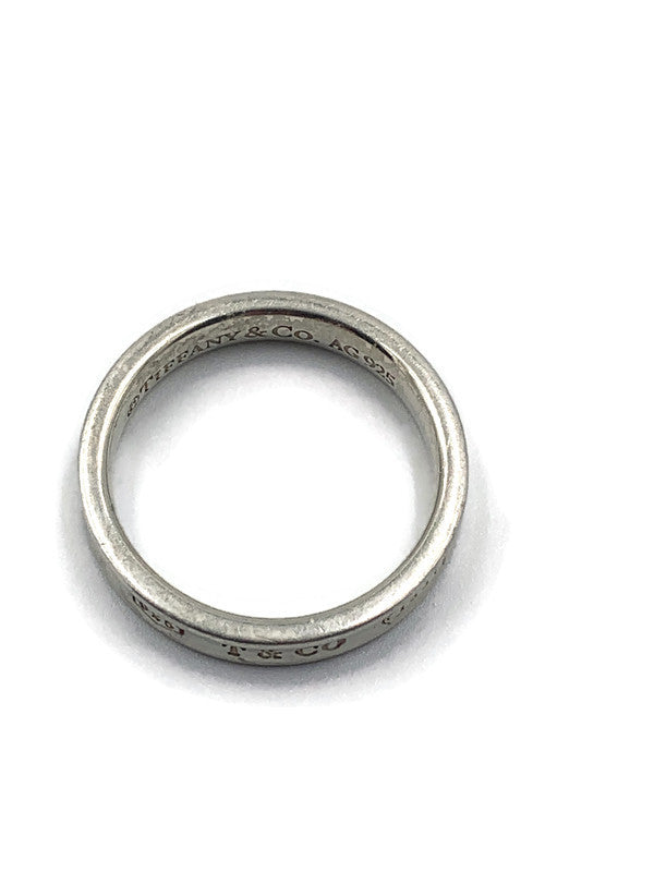 Sold-Tiffany & Co 925 Silver 1837 Narrow Ring Size 8.75