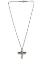 Sold-Tiffany & Co 925 Silver Elsa Peretti Infinity Cross Pendant Necklace