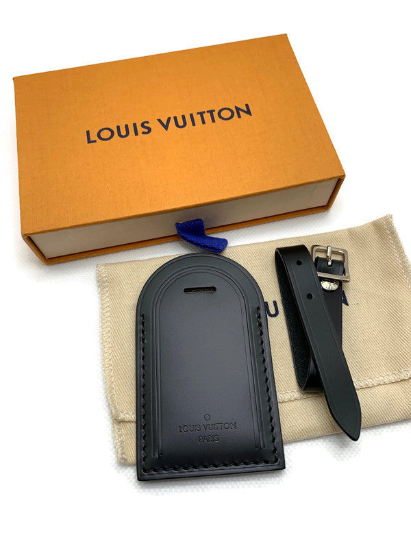LOUIS VUITTON Black Luggage Tag - Preowned Luxury - Preloved Lux