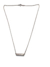 Tiffany & Co 925 Silver Atlas Collection Bar Necklace