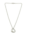 Sold-Tiffany & Co 925 Silver Elsa Peretti Open Heart 22mm pendant Necklace