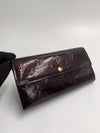 Sold-Louis Vuitton Vernis Purple Sarah Long Wallet