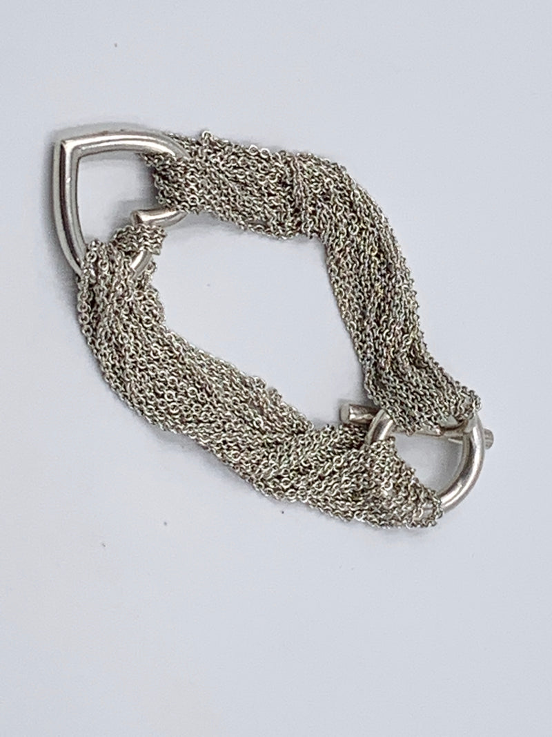 Sold-Tiffany & Co Silver Mesh Bracelet