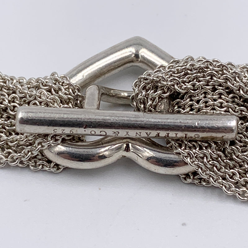 Sold-Tiffany & Co Silver Mesh Bracelet