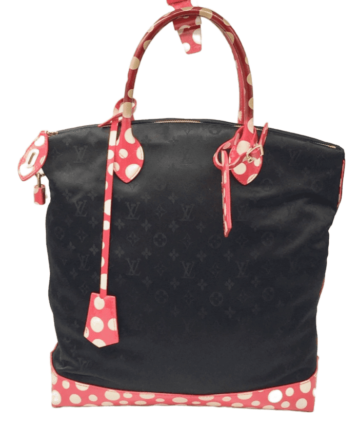 louis vuitton red polka dot bag