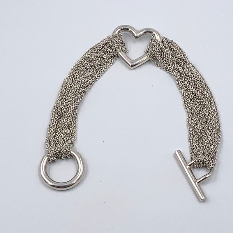 Sold-Tiffany & Co Silver Mesh Bracelet