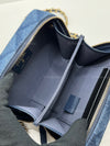 CHANEL Denim Blue Mini Camera Bag in Gold Hardware